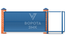Автоматические ворота на участок 3500×2000 ЗМК-7241