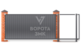 Автоматические ворота 2500×3500 Nice ЗМК-7007