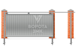 Консольные ворота подвесные 2800×2000 ЗМК-7410