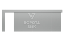 Противопожарные откатные ворота 5000×3500 ЗМК-4682
