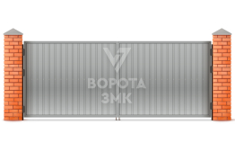 Ворота оцинкованные 2750×2250 ЗМК-5436