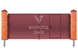 Оцинкованные ворота 1750×2500 ЗМК-5430