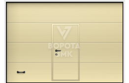 Ворота секционные Alutech 5000×3500 промышленные ЗМК-3856