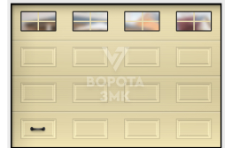 Секционные ворота 2750×2250 ЗМК-3290