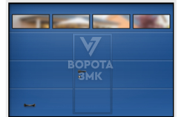Ворота секционные противопожарные 4000×4500 ЗМК-3702