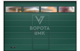Въездные ворота 2250×2500 во двор ЗМК-3120